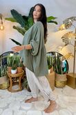 Made in Italy Santos Artist Smock Moss /9 =